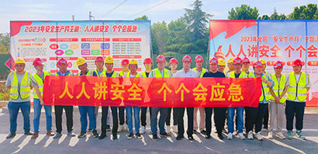 市政分公司河南长垣桂陵大道桥项目开展清静生产月运动